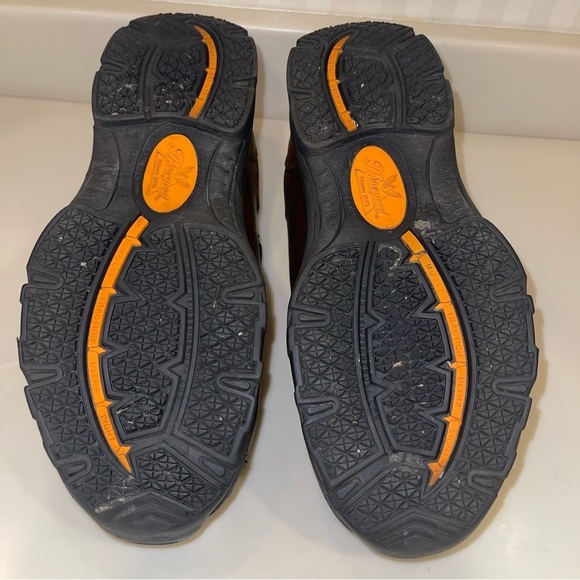 Thorogood Composite Safety Toe Slip-On Brown Leather Oxford Shoe Unisex - Picture 14 of 16